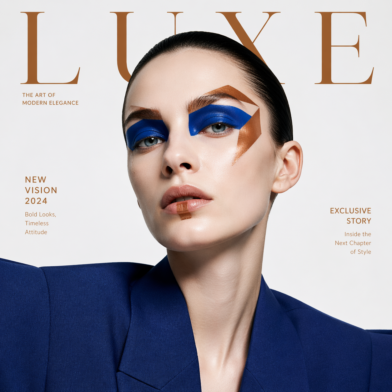 High-Fashion Editorial Portrait